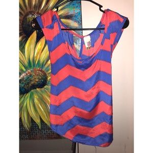 Chevron Cross Back Tank